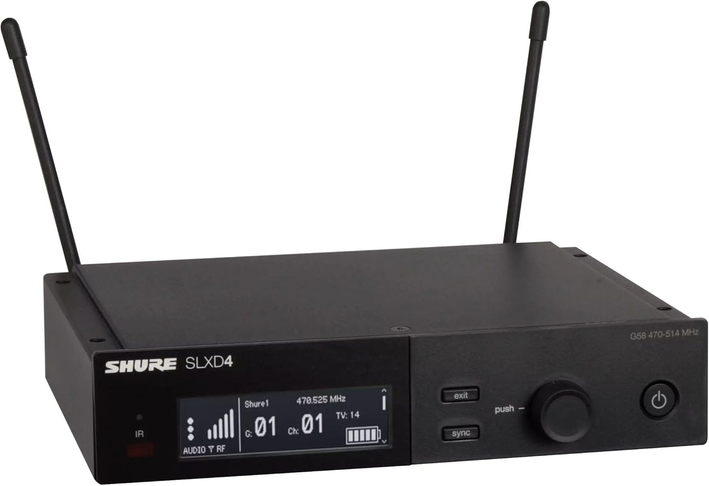 Shure SLXD14/153T-G58 Digital Wireless Mic System MX153T Earset