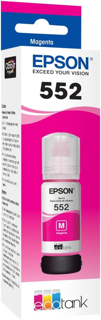 Epson T552320-S EcoTank Magenta Ink Bottle ET-8500
