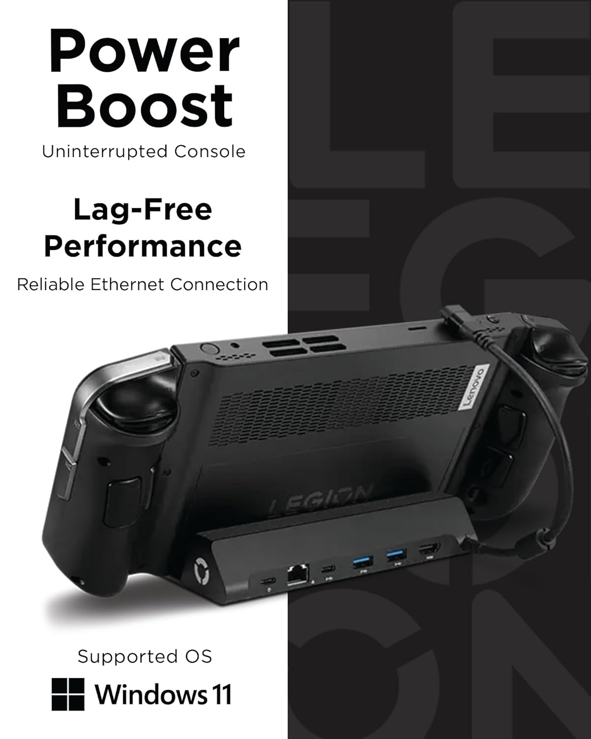 Lenovo GX91P83696 Legion Go USB-C Dock 4K Gaming Hub