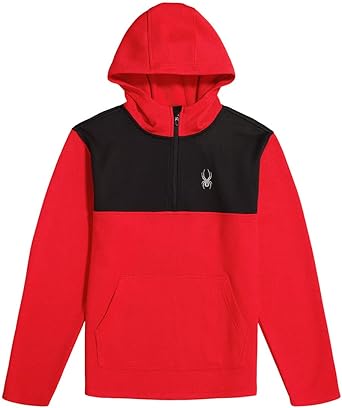 Spyder Ray Half Zip Pullover - Men's Red Medium — main product image