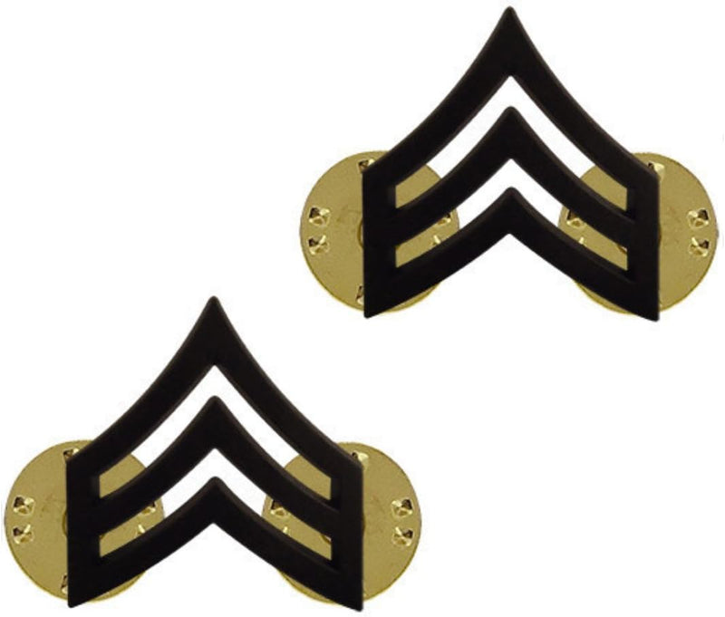 Vanguard Sergeant Army Chevron Black Metal — main product image