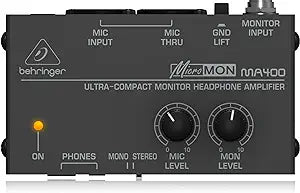 Behringer MA400 MICROMON - Ultra-Compact Headphone Monitor Amplifier — main product image