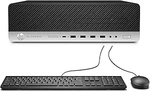 HP EliteDesk 800 G4 SFF i5-8500T 32GB 512GB SSD Renewed Desktop