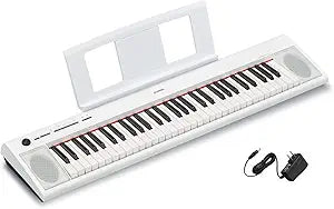 Yamaha NP12WHAD 61-Key Portable Keyboard White