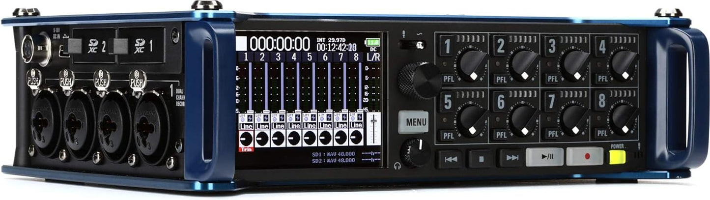 Zoom F8n Multitrack Field Recorder Audio for Video