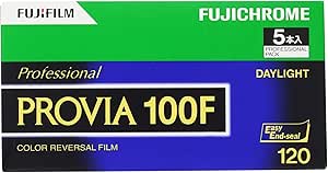 Fujifilm 15341588 Provia 100F Film - 120mm, 5 Roll Pro Pack