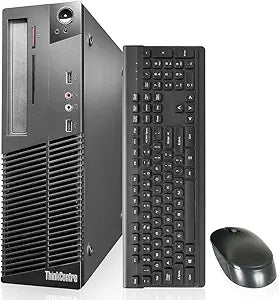Lenovo M73 ThinkCentre SFF Desktop i7 16GB RAM 1TB HDD (Renewed)