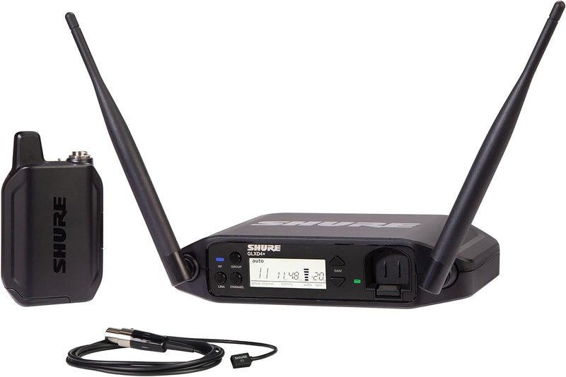 Shure GLXD14+/93 Digital Wireless Lavalier Microphone System — main product image