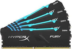 HyperX HX436C17FB3AK4/64 Fury RGB 64GB DDR4 3600MHz RAM Kit