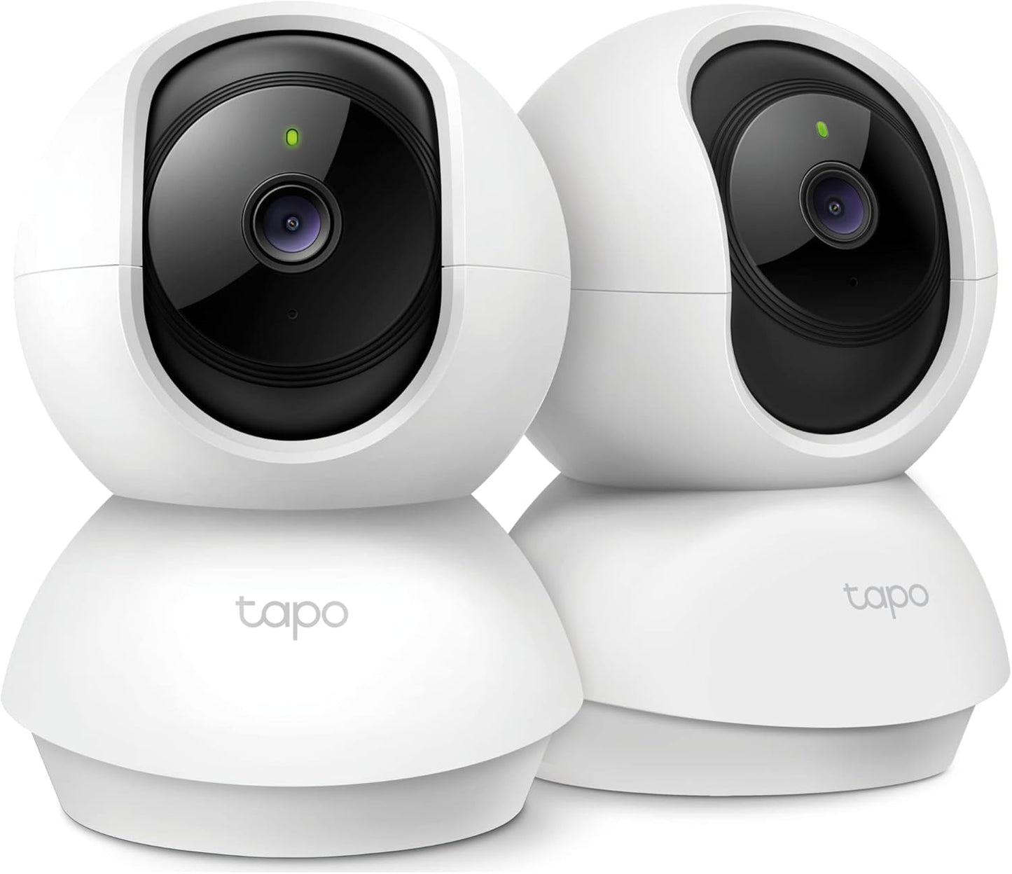 TP-Link Tapo C210P2 2K Pan/Tilt Security Camera, 2-Pack