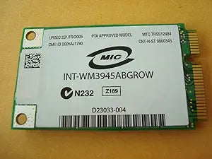 Intel WM3945ABG-MOW1 Wireless Mini PCI-E Card