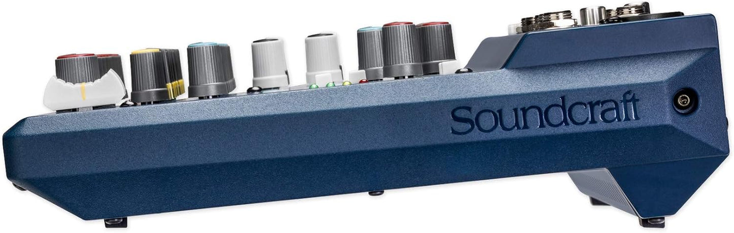 Soundcraft Notepad-12FX Mixer + Rockville Headphones Bundle