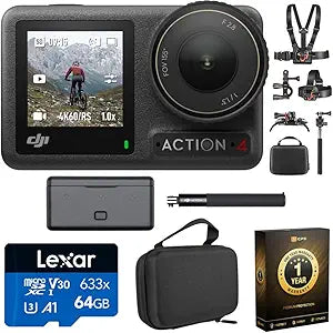 DJI E1DJIOSMOACT4AC Osmo Action 4 Adventure Camera Combo