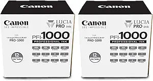 Canon PFI-1000 Lucia PRO Ink Tank 12-Pack