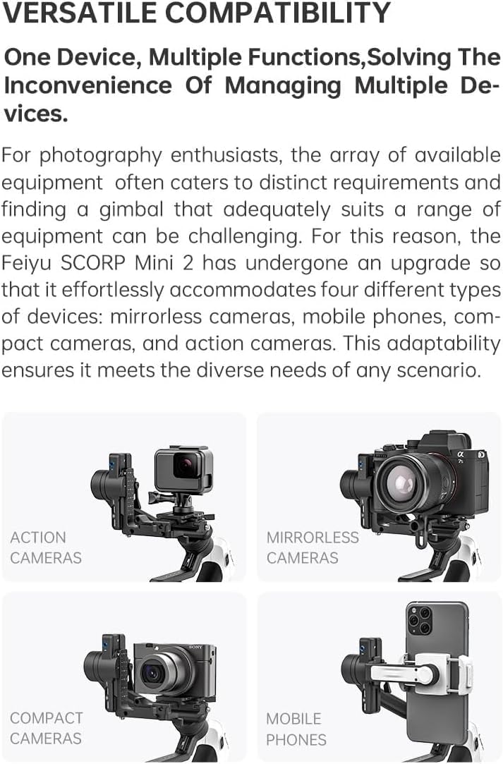 FeiyuTech Scorp MINI 2 KIT 3-Axis Gimbal Stabilizer