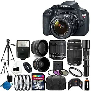 Canon EOS Rebel T5 DSLR Camera Bundle with Lenses