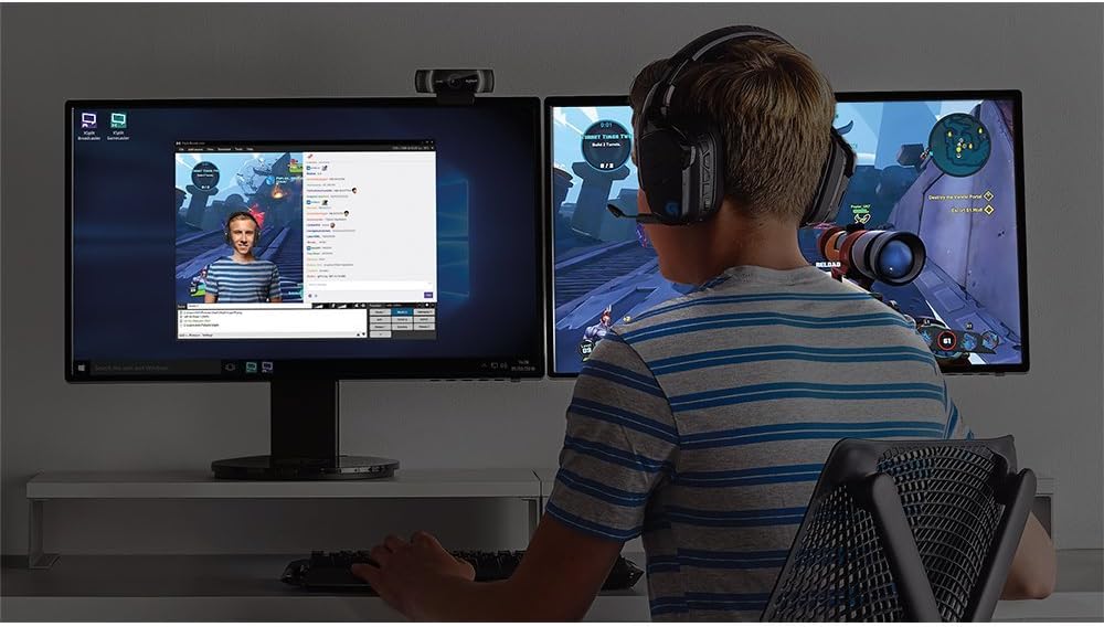 Logitech 1080p Pro Stream Webcam (Renewed)