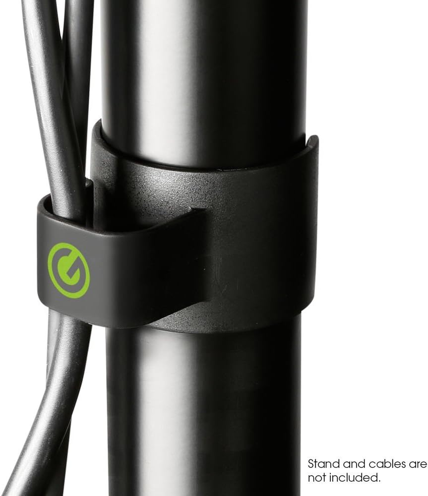 Gravity GSACC35B Speaker Pole: 35mm Cable Clips, 2-Pack, ABS