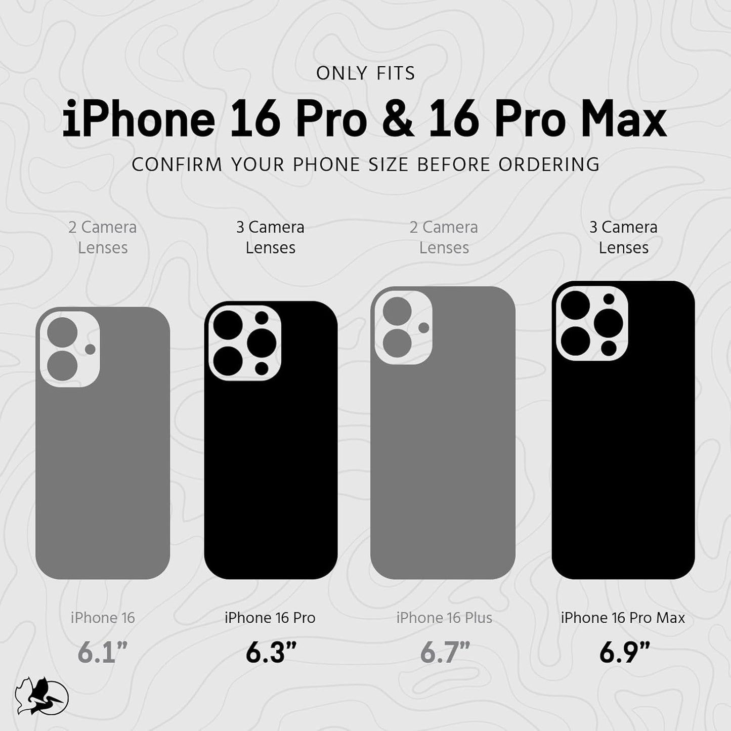 Pelican PP054508 iPhone 16 Pro Max/Pro Camera Lens Protector