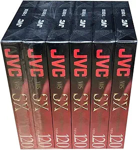 JVC 5268775 SX-120 VHS High Energy 6-Pack