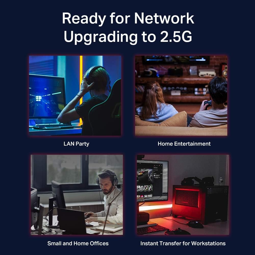 TP-Link TL-SG105-M2 5-Port 2.5G Multi-Gigabit Switch