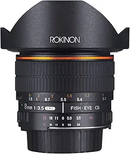 Rokinon FE8M-C 8mm f/3.5 Fisheye Lens Canon
