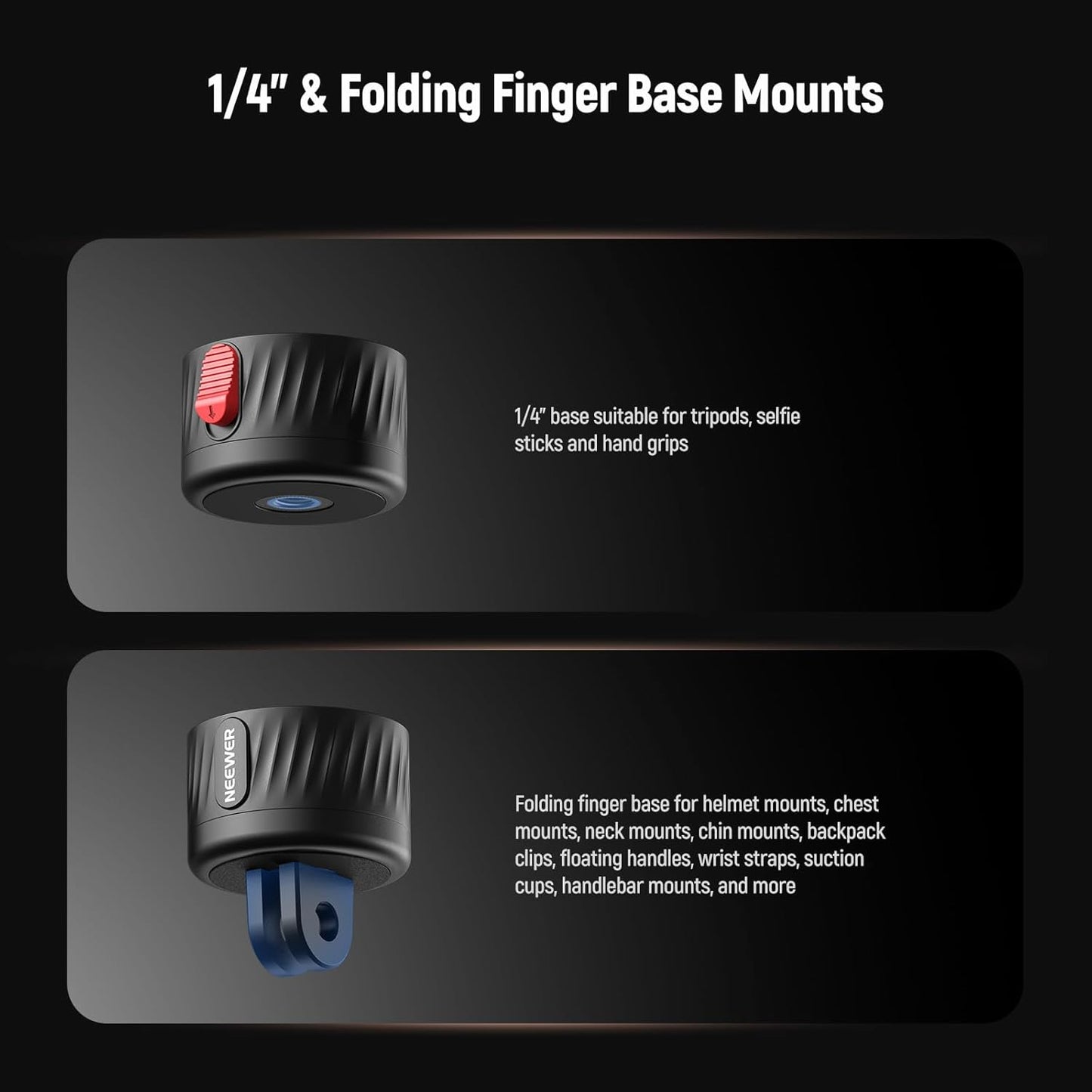 Neewer GP-24 Magnetic Action Camera Mount Kit