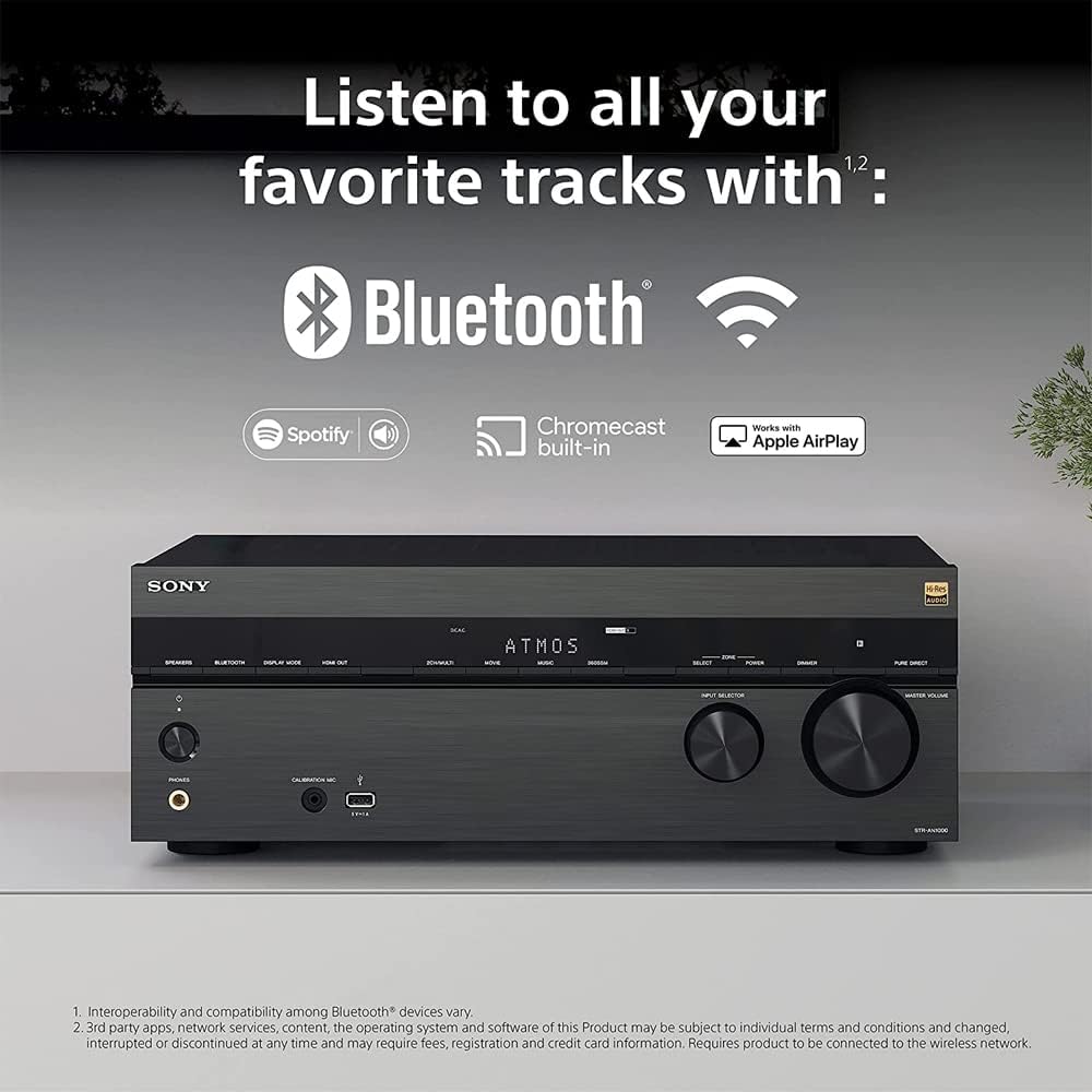 Sony E99SNSTRAN1000 STR-AN1000 7.2 Channel 8K AV Receiver