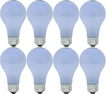 GE Lighting 67774 Reveal A19 Light Bulb 8-Pack