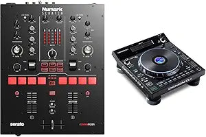Numark Scratch DJ Mixer with 2x Denon LC6000 Controllers