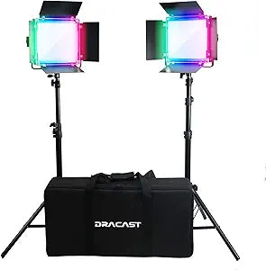 Dracast X Series RGB LED500 2-Light Video Kit
