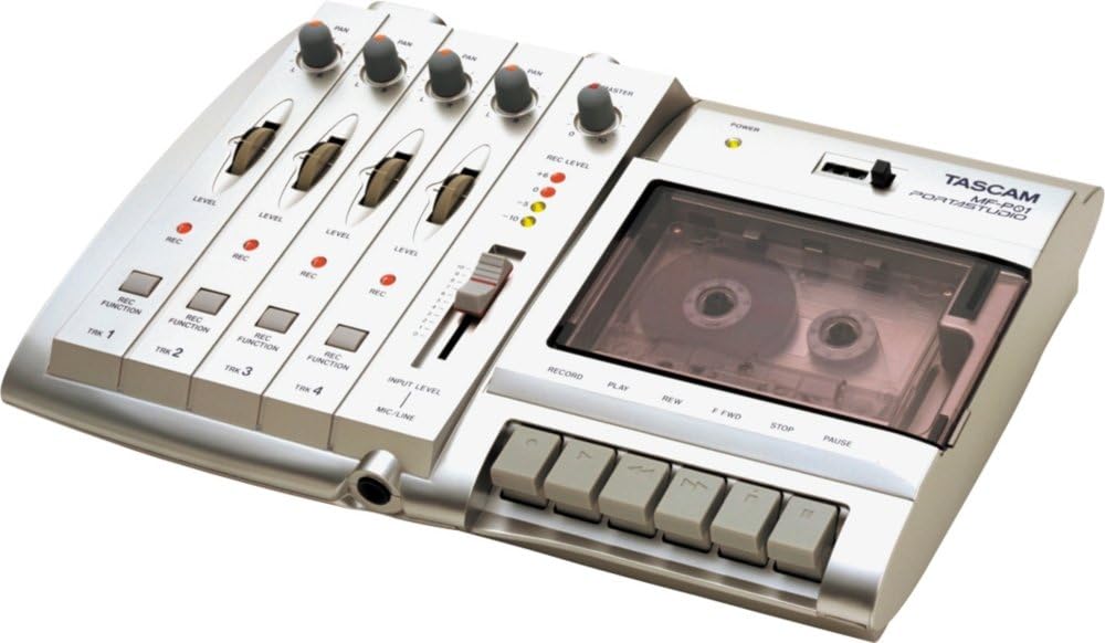 Tascam MF-P01 4-Track Cassette Portastudio Recorder