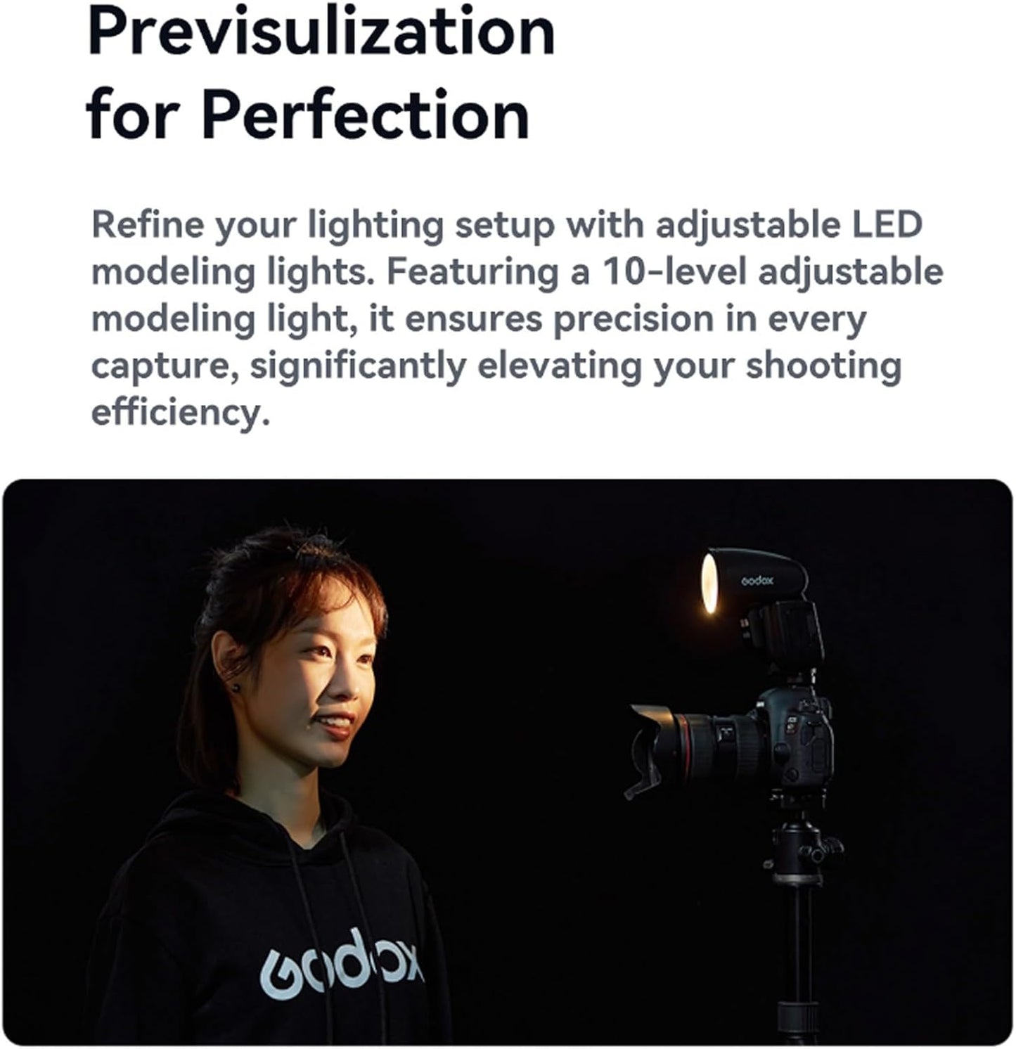 Godox V1ProC Flash for Canon w/ SU-1 Light