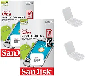 SanDisk 4353516461 Ultra 16GB MicroSDHC 2-Pack — main product image
