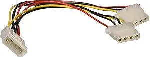 Monoprice 101313 Molex Power Splitter Cable 8in