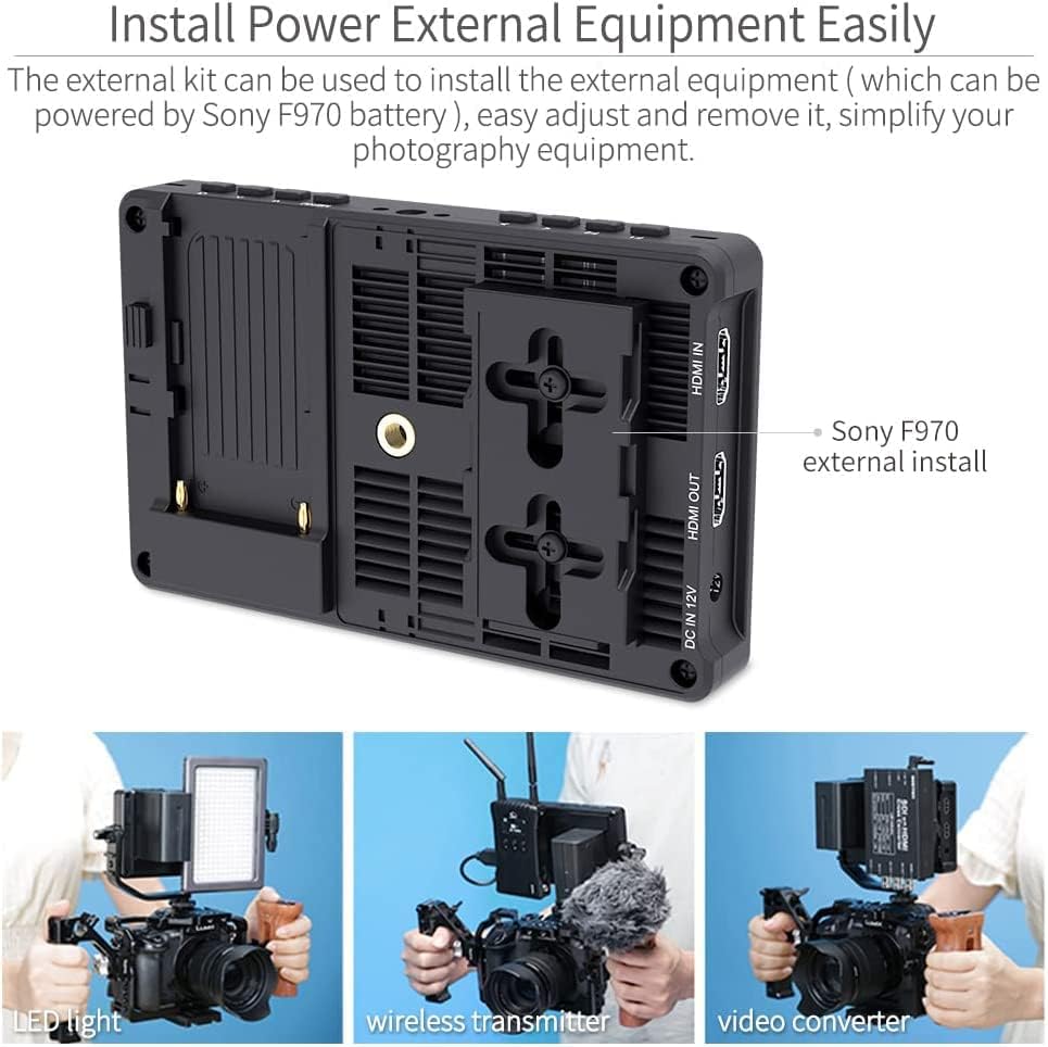 FEELWORLD F5 Pro V4 6" Touchscreen Camera Field Monitor Kit