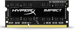 HyperX Impact Black 4GB 1600MHz DDR3L Laptop Memory