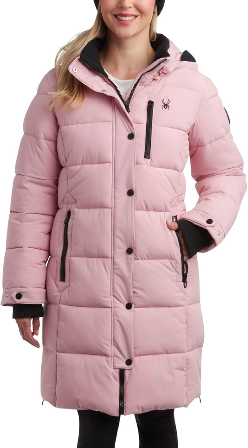 Spyder Long Puffer Insulated Windbreaker Women's Jacket — main product image