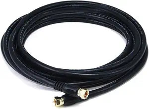 Monoprice 3032 12FT RG6 Quad Shield Coaxial Cable — main product image