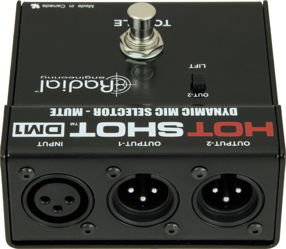 Radial Engineering R800 1500 HotShot DM1 Microphone Mute Footswitch