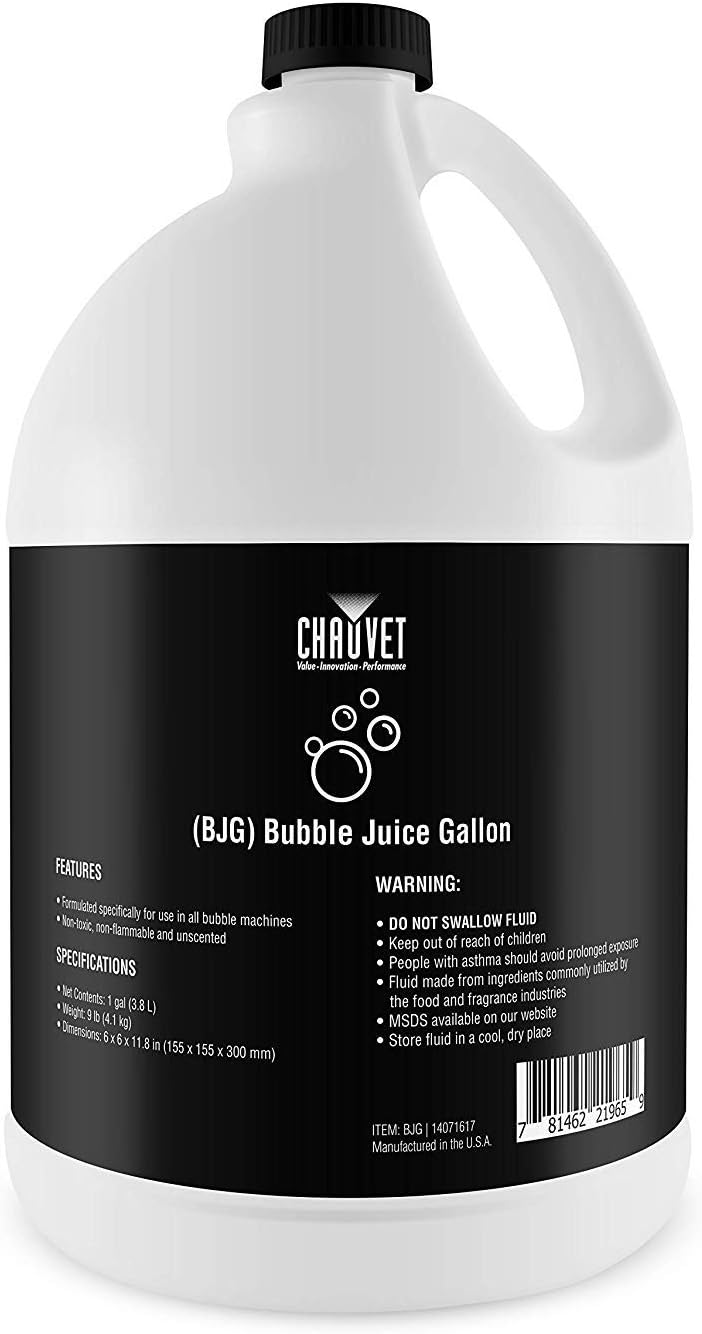 Chauvet DJ B550 Bubble King Machine + 2 Gallons Fluid