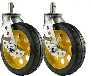 Rock-N-Roller RCSTR6X3 8" All-Terrain Caster 2-Pack with Brake