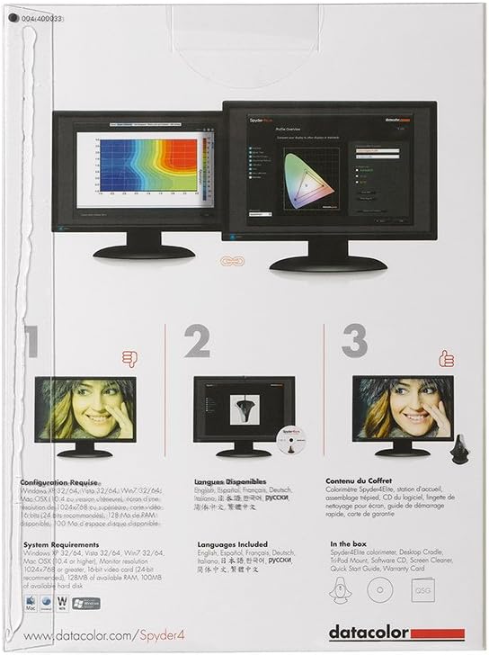 Datacolor Spyder4Elite S4EL100 Display Colorimeter