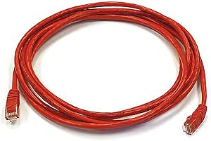 Monoprice 103390 Cat5e Ethernet Patch Cable 10ft Red — main product image