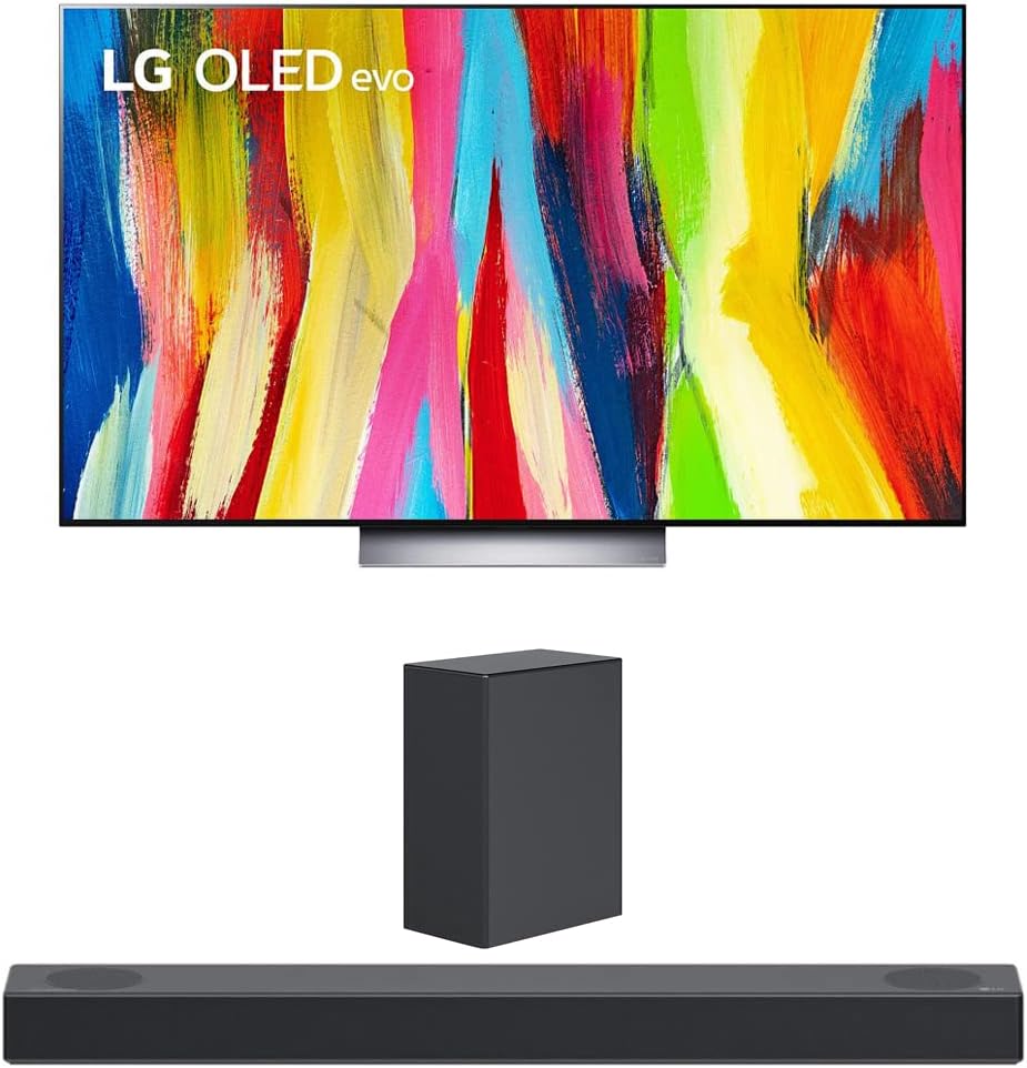LG E53LGOLED55C2PUA 55" OLED TV Dolby Atmos Bundle