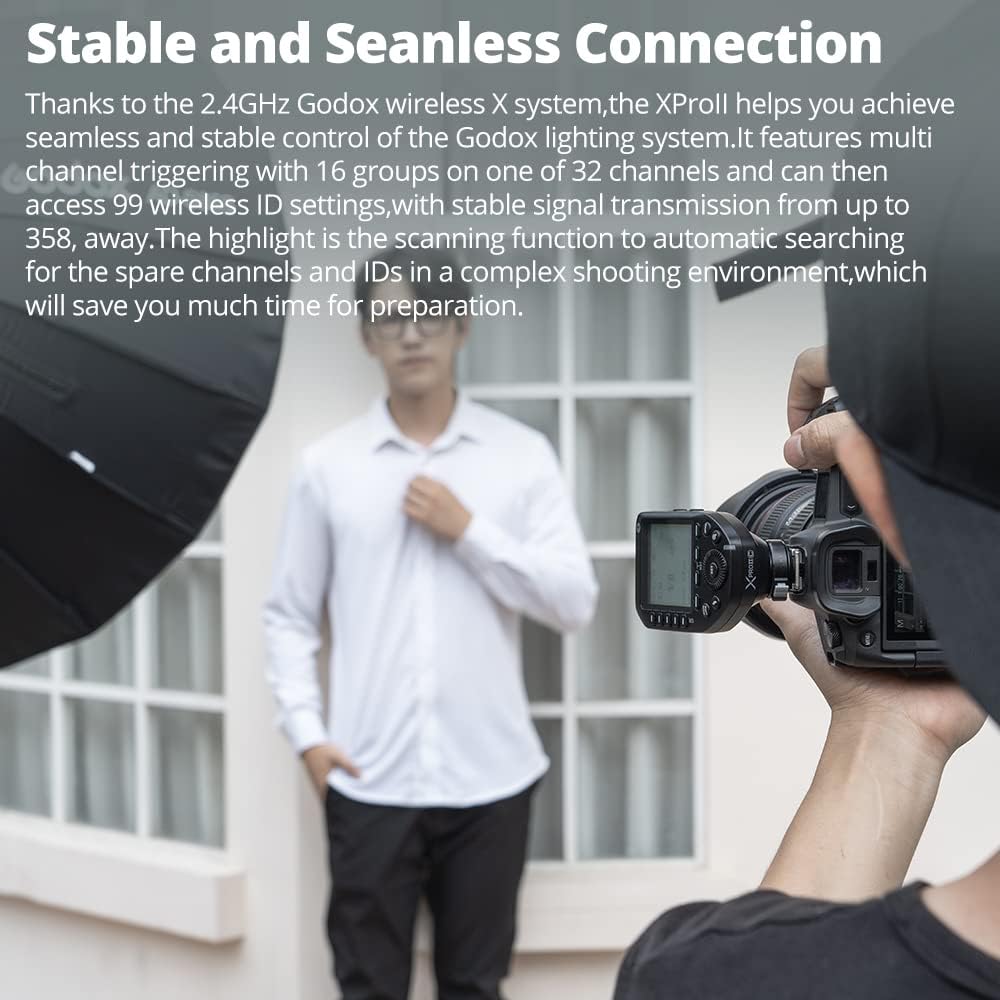 Godox XproII-S TTL Wireless Flash Trigger for Sony