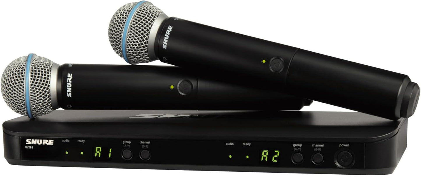 Shure BLX288/B58-H10 Dual Wireless Handheld Microphone System