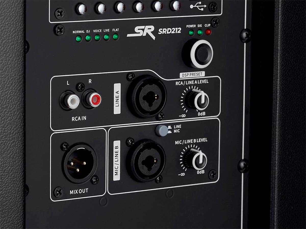 Monoprice 600014 Stage Right 12" 1200W Powered Speaker