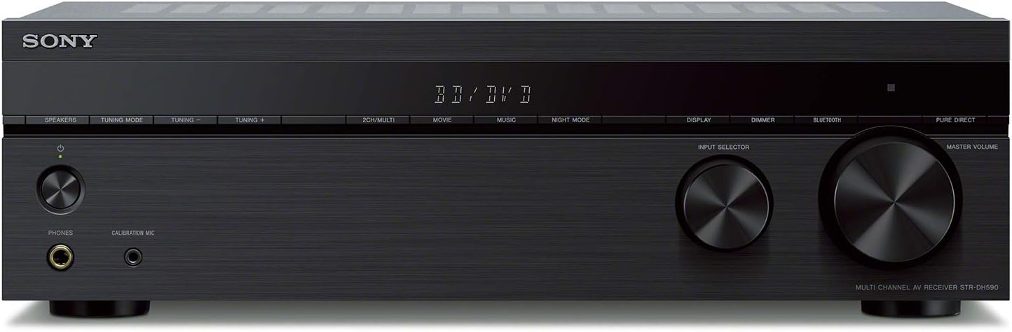 Sony STR-DH590 5.2 AV Receiver & HDMI Cable Bundle