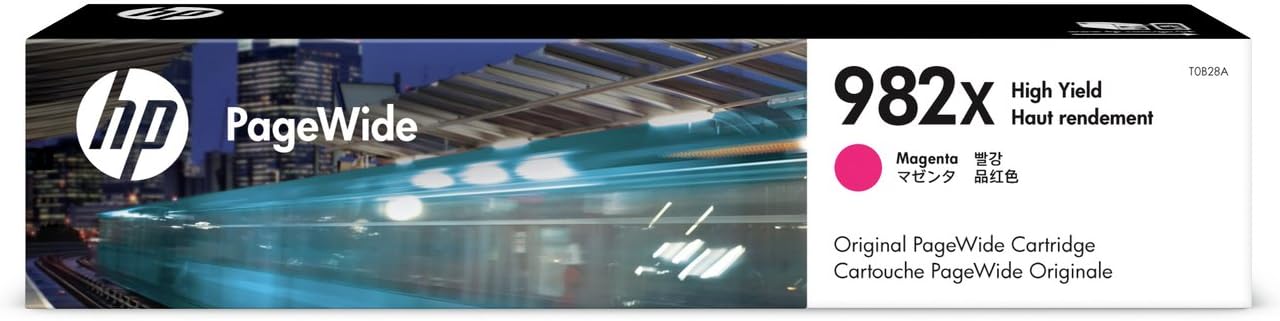 HP 982X (T0B28A) Magenta PageWide Cartridge - High Yield